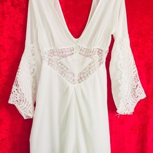 Beach cover up romper